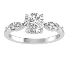 Buy Three Stone Diamond Engagement Ring