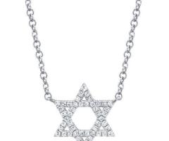 Buy Diamond Star of David Necklace
