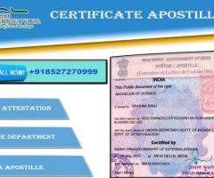 Apostille Marriage Certificate Services in India