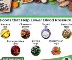 Foods That Help Lower Blood Pressure - Cardiologist Indore
