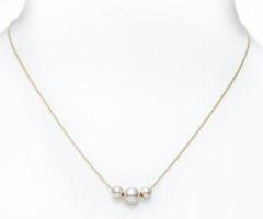 Mikimoto Pearls In Motion Akoya Cultured Pearl Necklace In 18k Yellow Gold