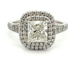 A Platinum Diamond Engagement Ring