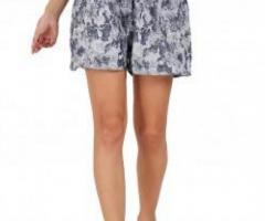Buy Casual Printed Stripes Shorts for women - Sopra Overseas