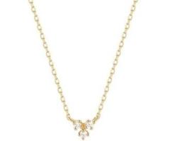 Aurelie Gi Clover Diamond Necklace