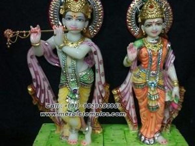 Inquiry Now For Lord Radha Krishna Marble Idols- Marble Temples