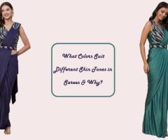 What Colors Suit Different Skin Tones in Sarees and Why? - PepaBai